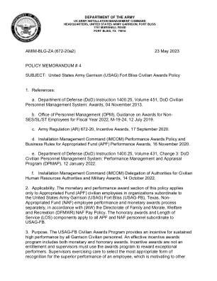 美国陆军驻军 (USAG) 布利斯堡平民阿瓦